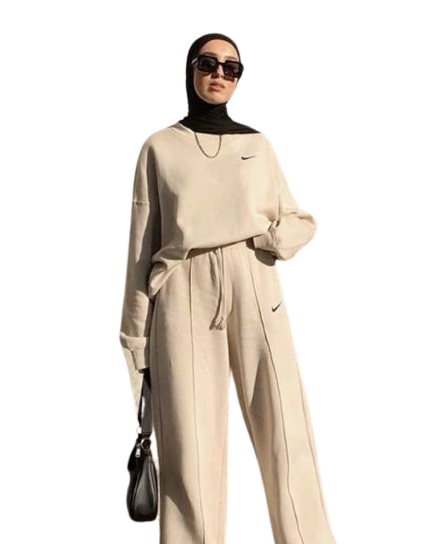 Elite Beige Comfort Tracksuit – Effortless Grace & Modern Modesty